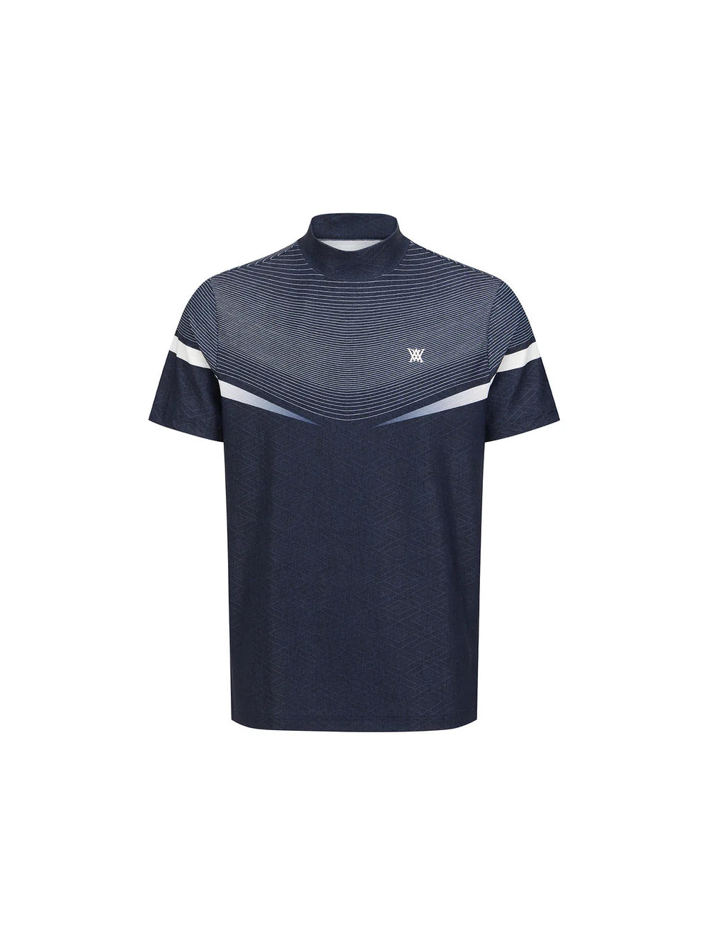 MEN MOCK NECK SHORT SLEEVE T-SHIRT