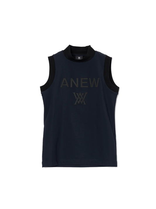WOMEN SLEEVELESS MOCK NECK SHIRT JAPAN LIMITED