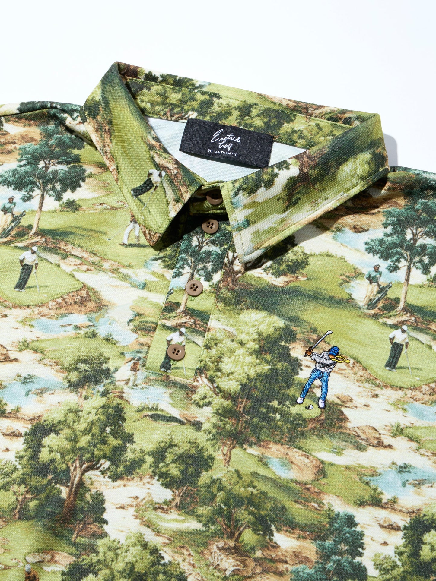 GOLF COURSE POLO / ゴルフコース総柄ポロ