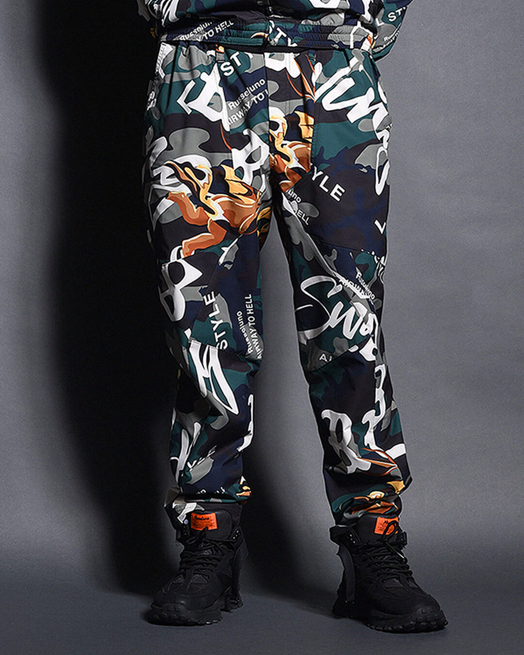 RIPSTOP WIDE TAPERED PANTS (CAMO)