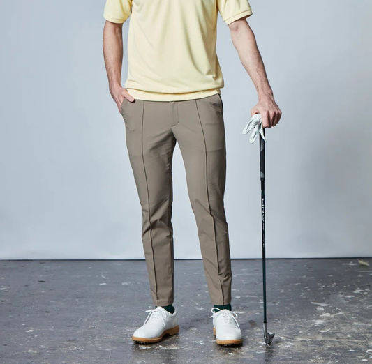 ピンタックナイロンストレッチパンツ